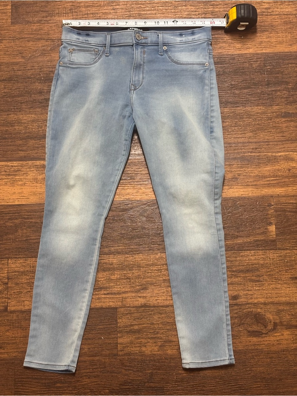 Express Light Blue Stretch Legging Jeans